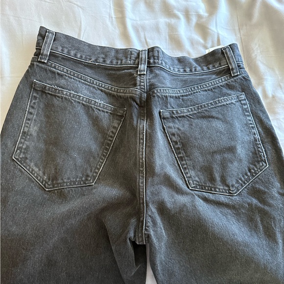 Perfect 90s cut offs made from Agolde Dara Jeans in Black Size 24 (fit like 26) - Picture 11 of 16